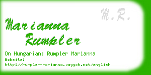 marianna rumpler business card